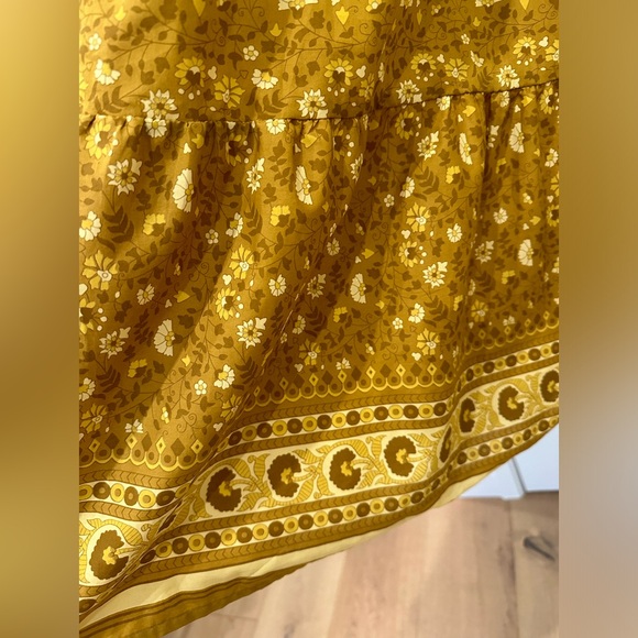 🌼Christy Dawn Basil Dress Goldenrod Floral Print 100% Organic… - Picture 4 of 8